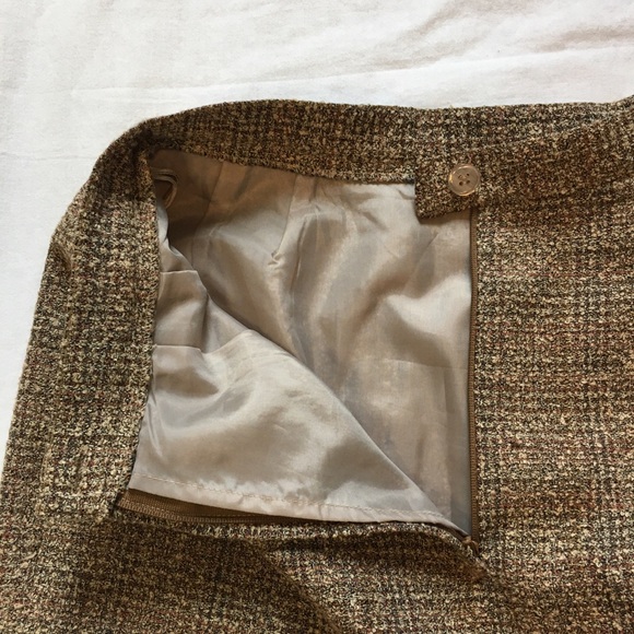 VTG Zaralo Tweed Pencil Skirt, 6P - Picture 6 of 7